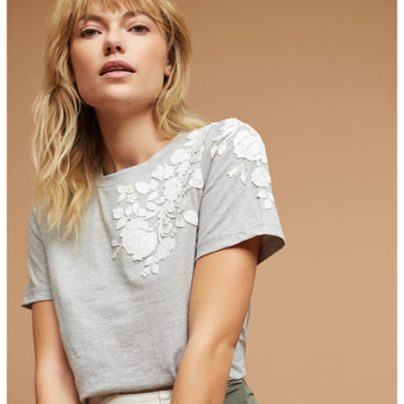 Anthropologie Tops - NWT ANTHROPOLOGIE Blanche Embroidered Top